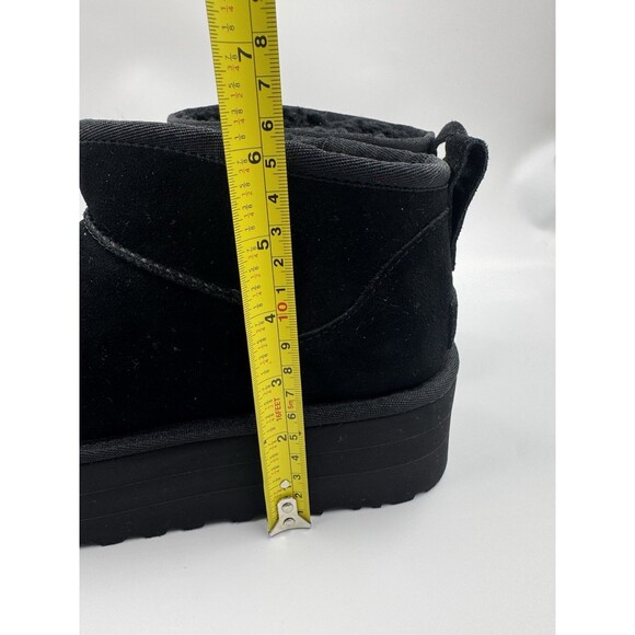 UGG Classic Ultra Mini Platform Women's Ankle Boots - Color Black Size 8 New - Picture 16 of 16
